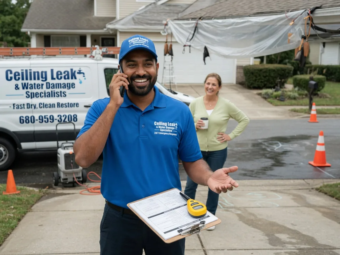 Ceiling Leak Cleanup Longwood, NC FAQs
